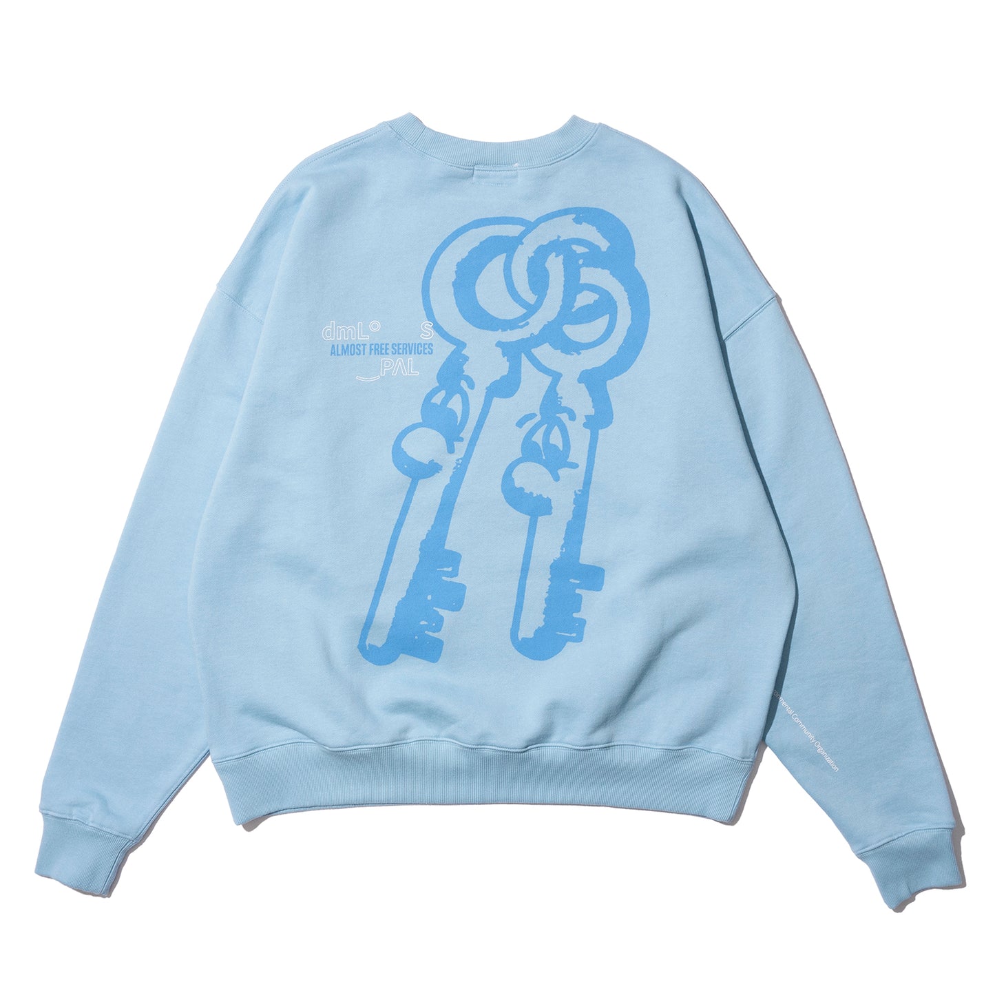 ALMOST FREE SERVICES × DML × OPALS “THE HOUSE” CREWNECK SWEAT