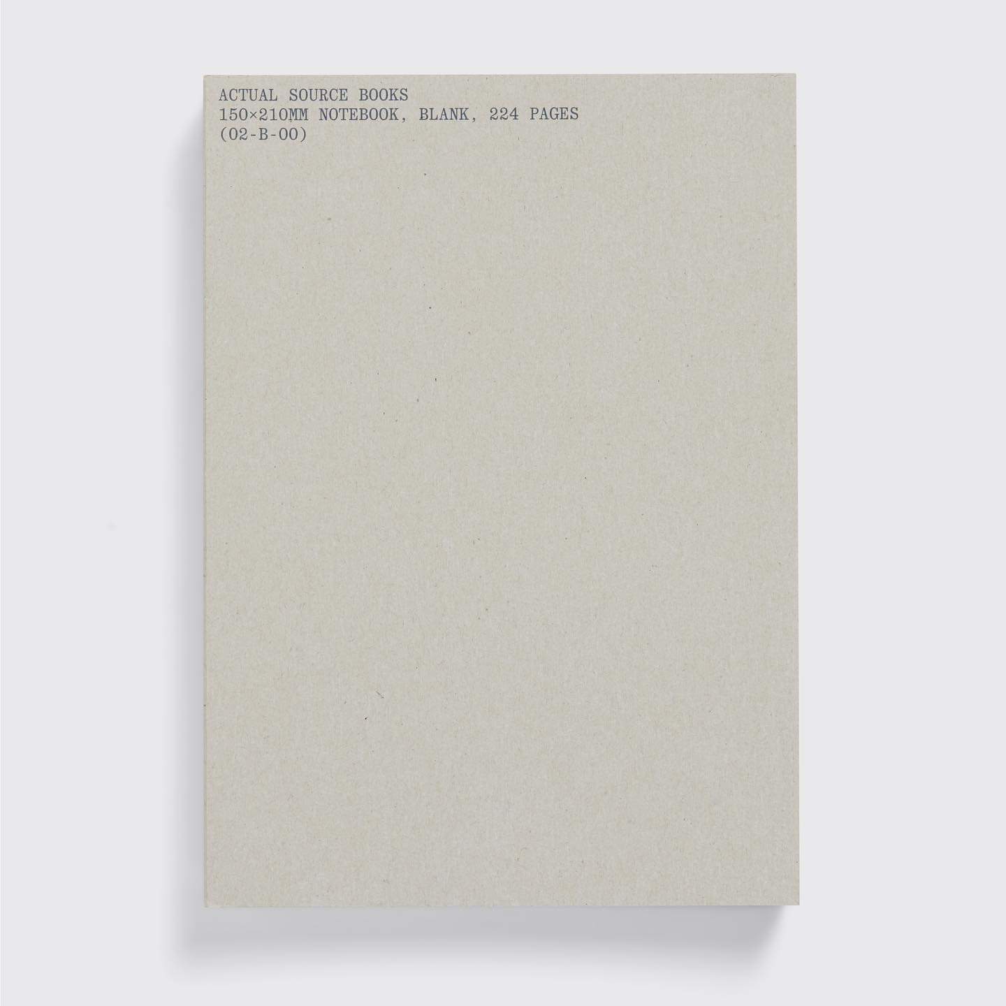 Blank Page Notebook