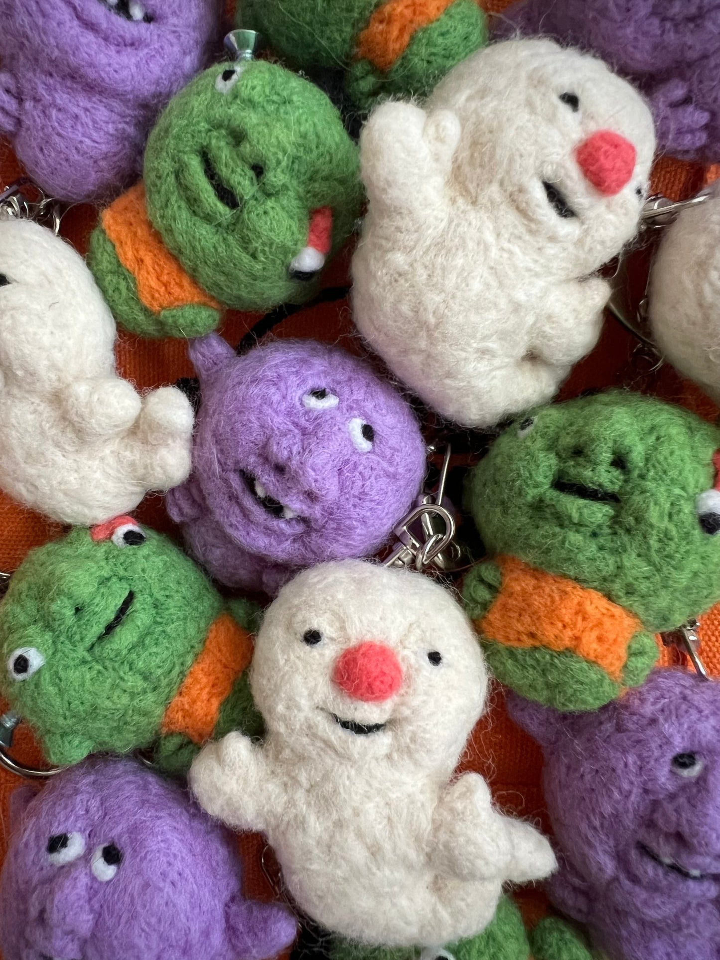 “Tiny Frights” Keychain Series by Anye Tang (OPALS exclusive)