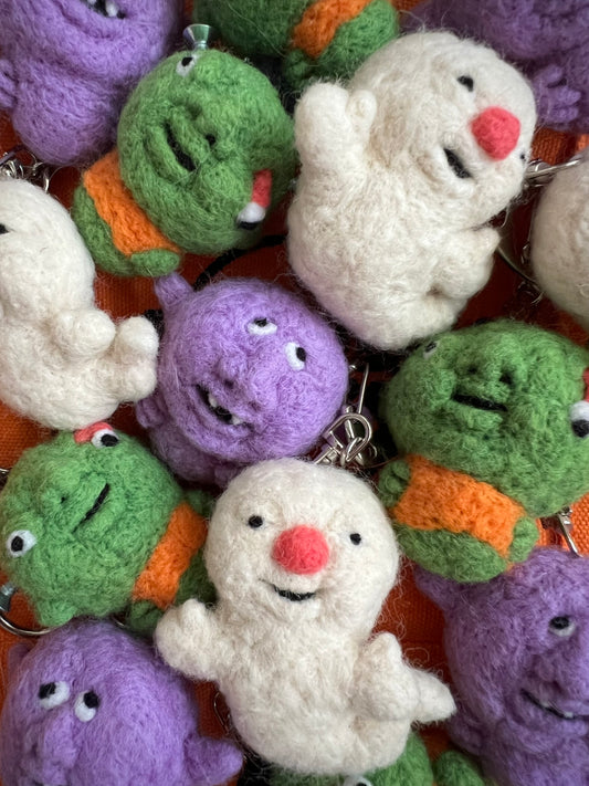 “Tiny Frights” Keychain Series by Anye Tang (OPALS exclusive)