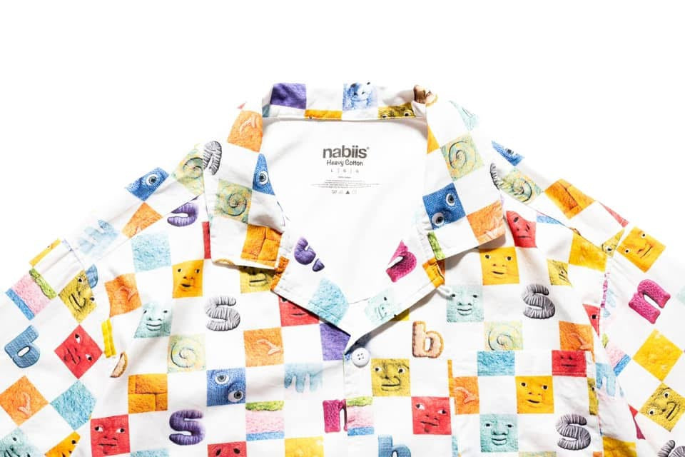 nabiis x Anye Tang Presented by OPALS / CHECKERBOARD HAWAIIAN SHIRT