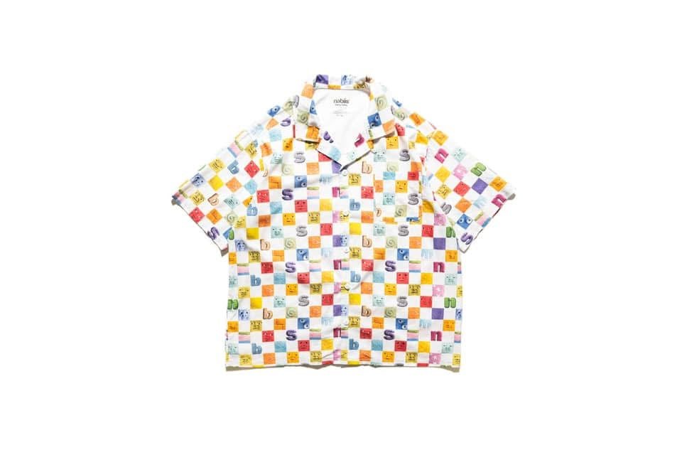 nabiis x Anye Tang Presented by OPALS / CHECKERBOARD HAWAIIAN SHIRT