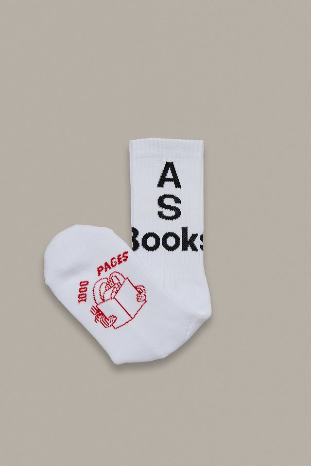 Actual Source Books Socks (White)